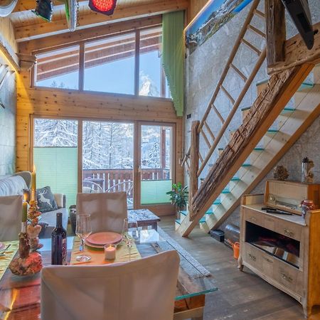 Ferienwohnung Haus Sunrise Zermatt Exterior foto