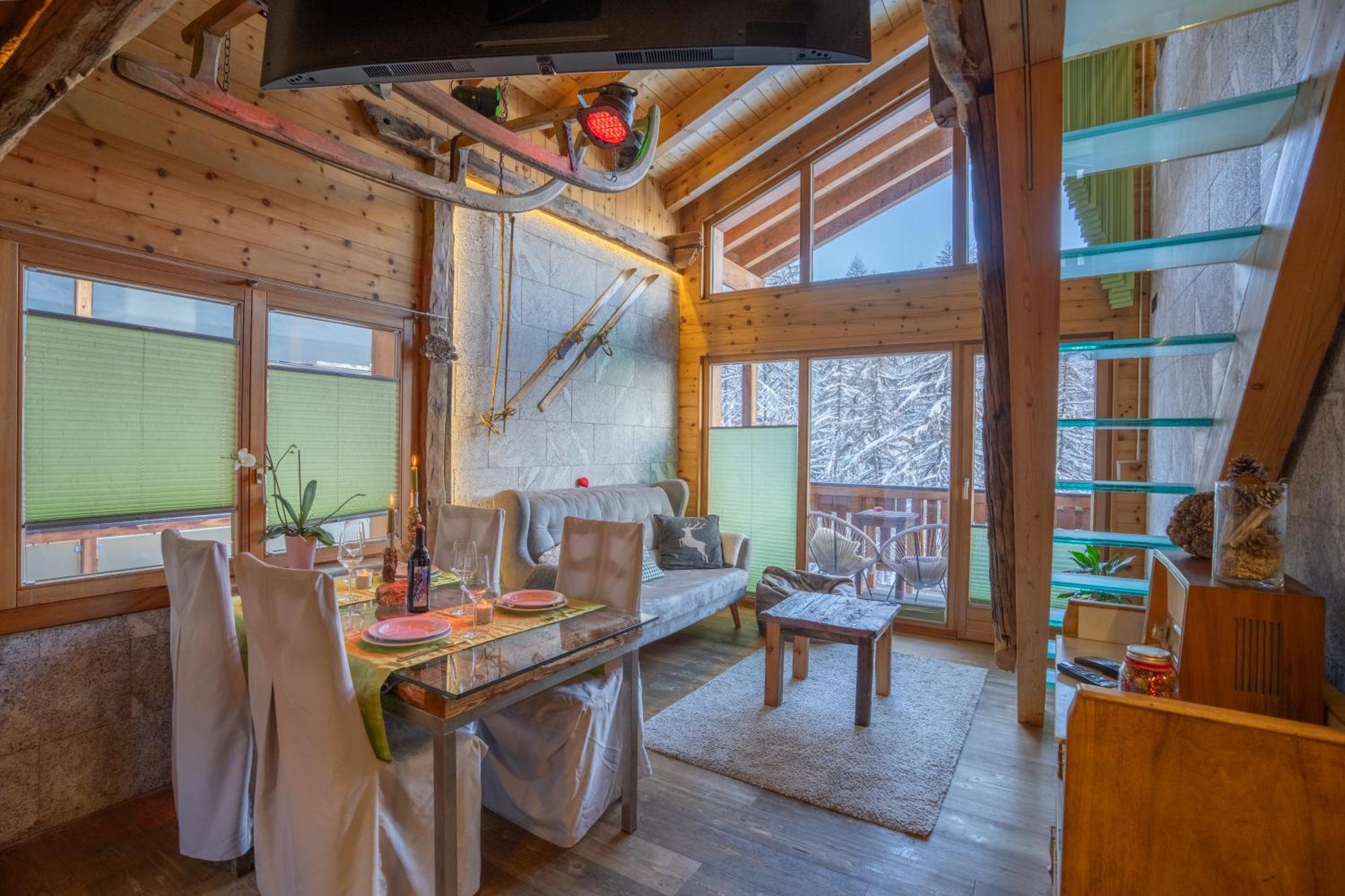 Ferienwohnung Haus Sunrise Zermatt Exterior foto