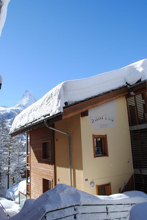 Ferienwohnung Haus Sunrise Zermatt Exterior foto