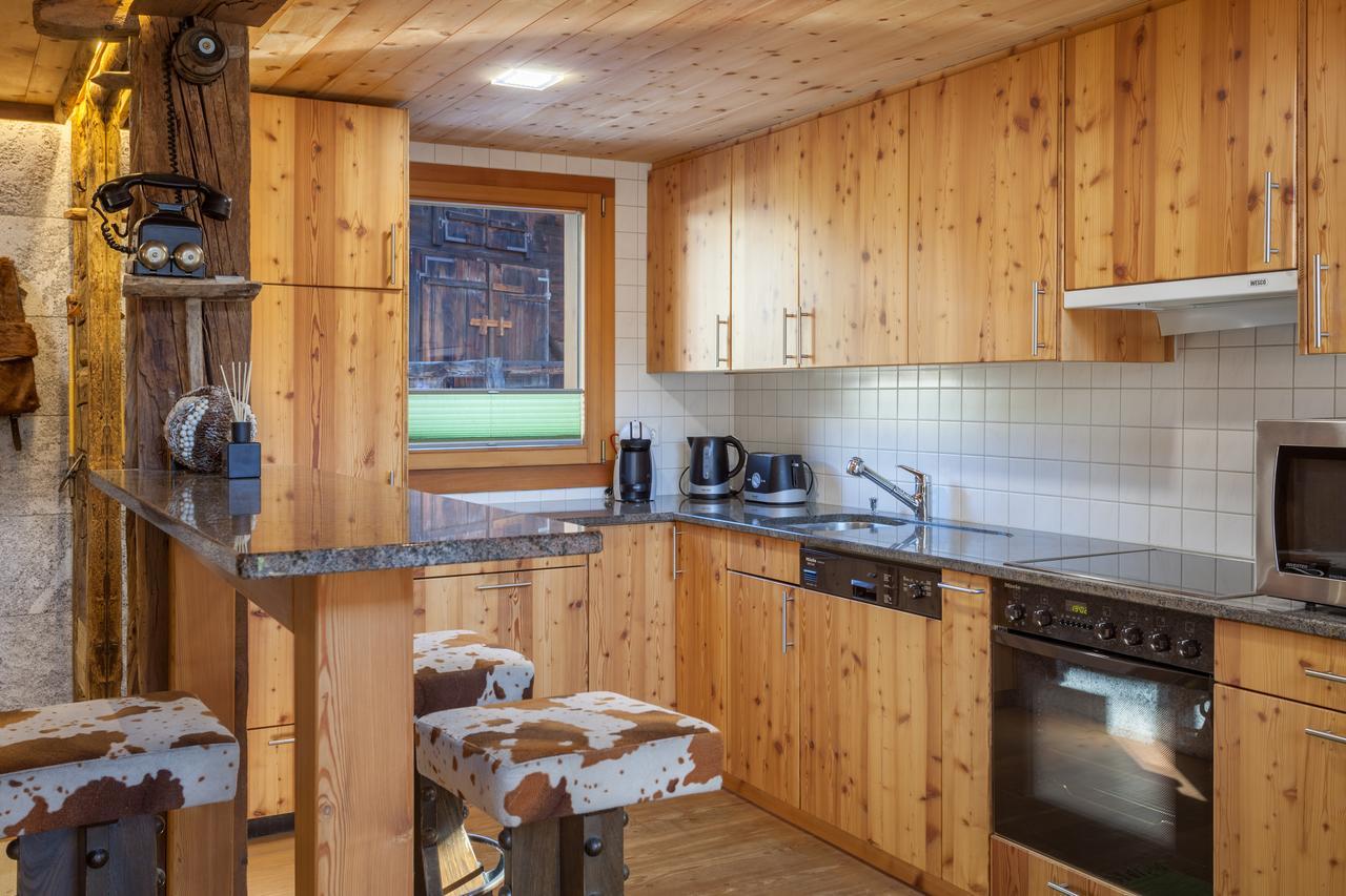 Ferienwohnung Haus Sunrise Zermatt Exterior foto